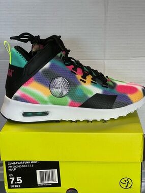 Zumba Fitness Air Funk Multi Sneakers - Multicolor with Black Accents